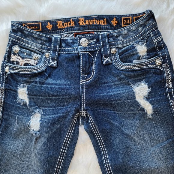 Pantalon Capri Denim Little Mass - Taille 6 Fille - Neuf Avec étiquettes